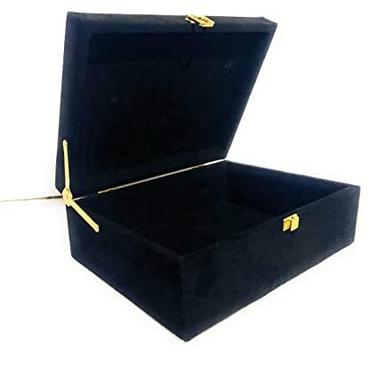 Suede Trunk Box (Black)  - 10*7inch