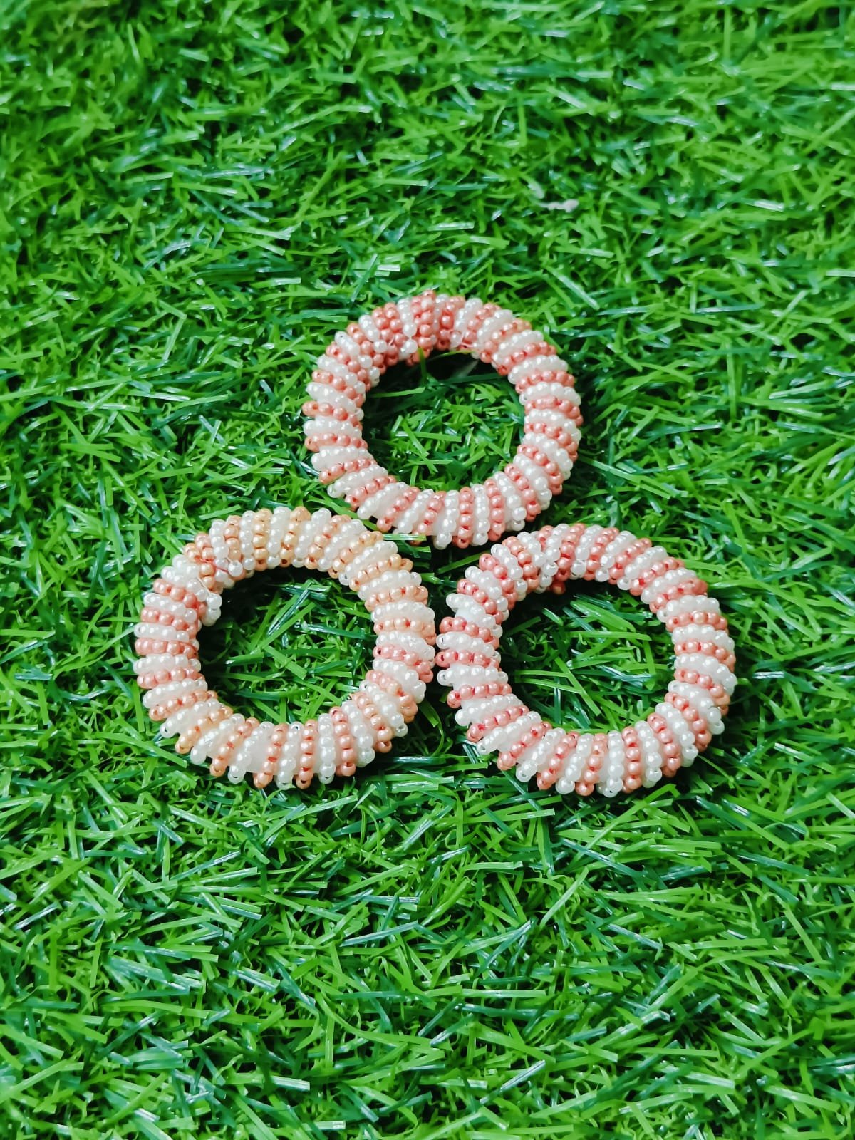 Peach Chida Moti Bangle (2inch) - 10pc