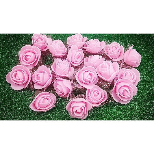 Net Foam Flower Baby Pink – 50 piece