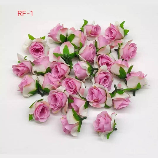 Pink Cream Artificial Flower-10pc/Pack