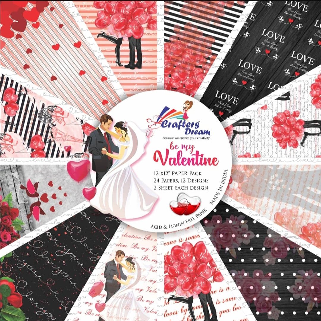 Be My Valentine - 12*12"- Paper Pack