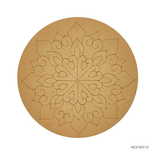 MDF Cutout Mandala Engrave (MDFMR19) - 10inch