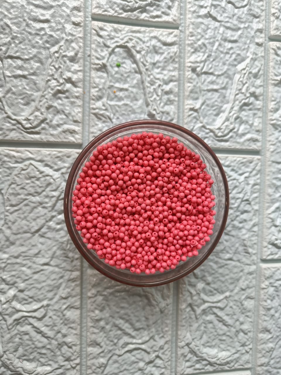 Moti /Pearls /Beads - Peach (100gm) - 4mm