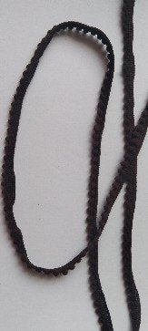 PomPom Lace 1mtr - Dark Brown