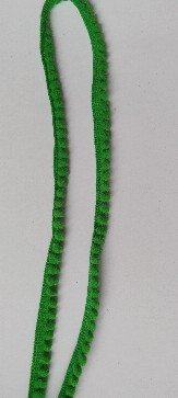 PomPom Lace- 1 mtr - Light Green