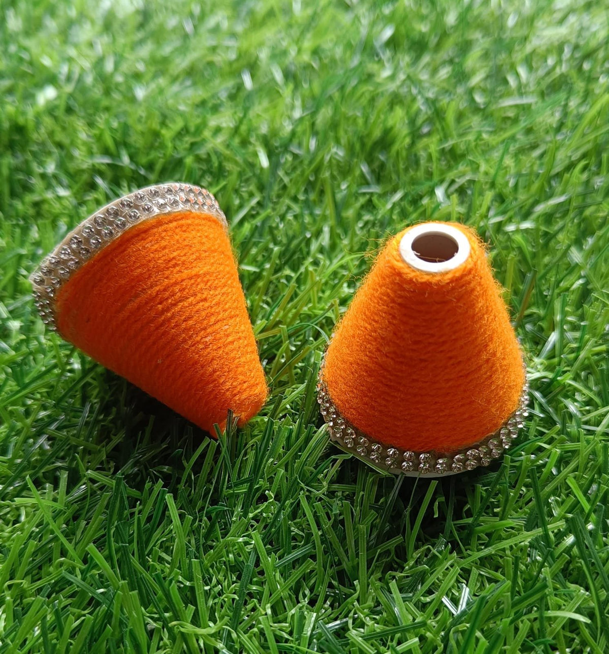 Orange Stone Cone - 10pc