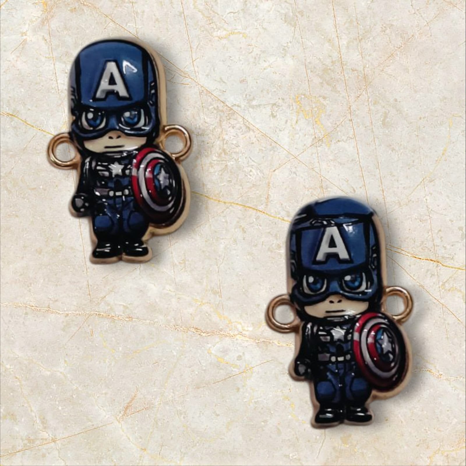Captain America 3D Rakhi Charms - 1pc