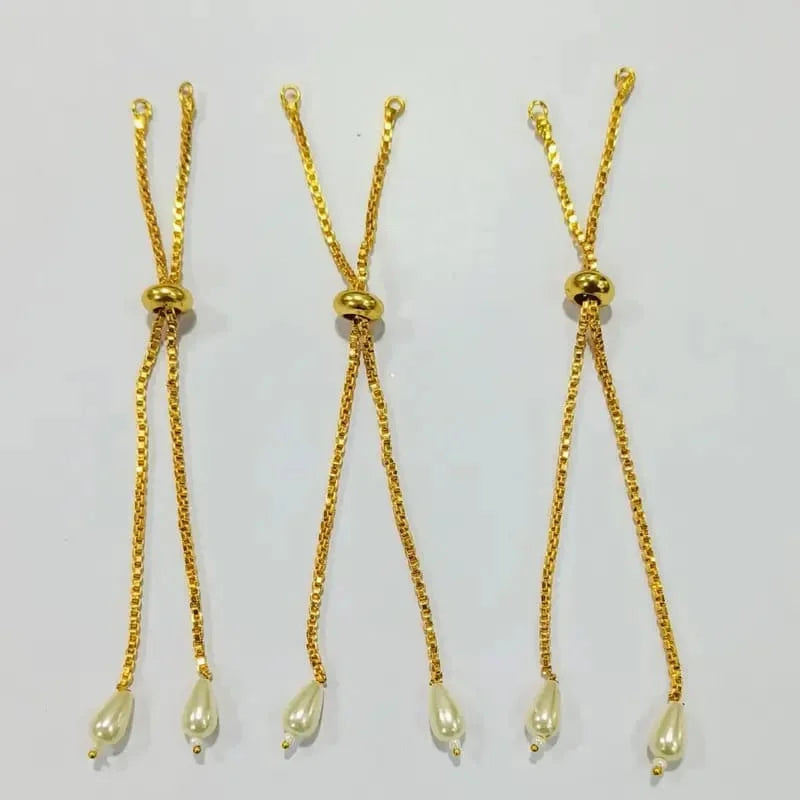 Gold Rakhi/Bracelet Chain