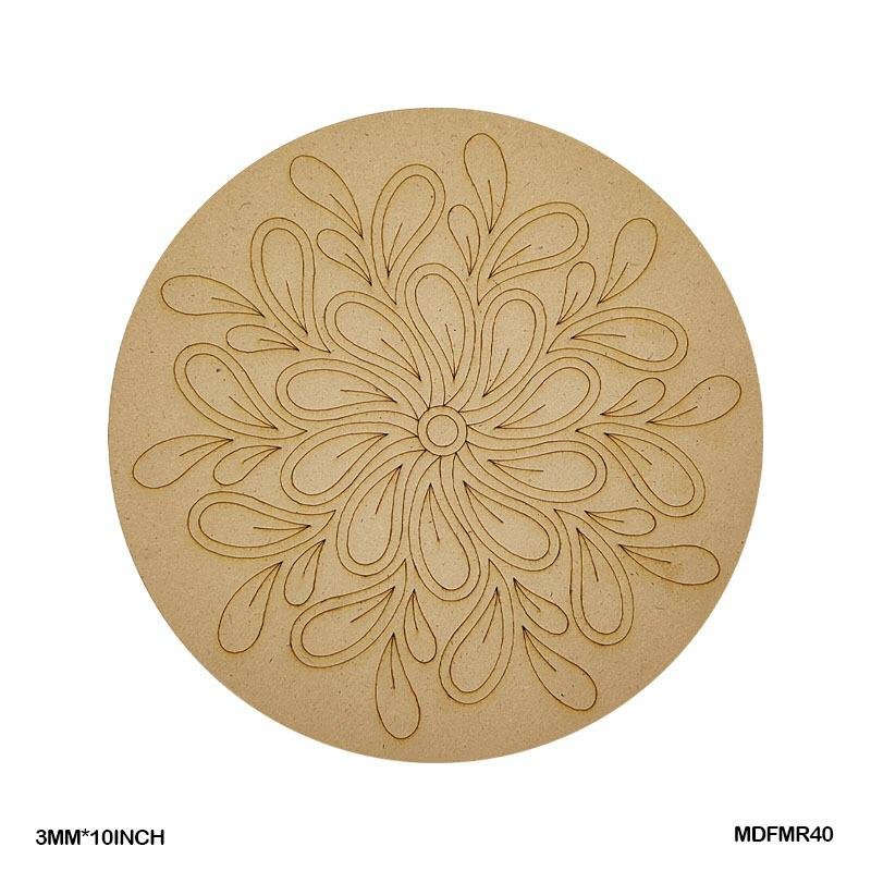 MDF Cutout Mandala Engrave (MDFMR40) – 10inch