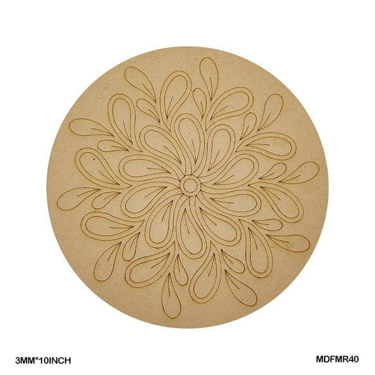 MDF Cutout Mandala Engrave (MDFMR40) – 10inch