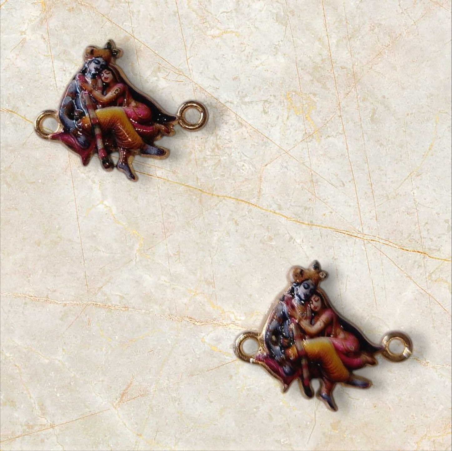 Radha Krishna 3D Rakhi Charms - 1pc