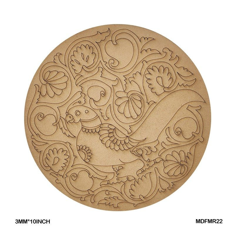 MDF Cutout Mandala Engrave (MDFMR22) – 10inch