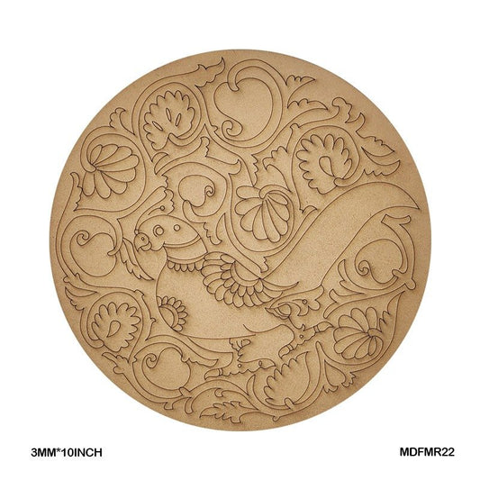 MDF Cutout Mandala Engrave (MDFMR22) – 10inch