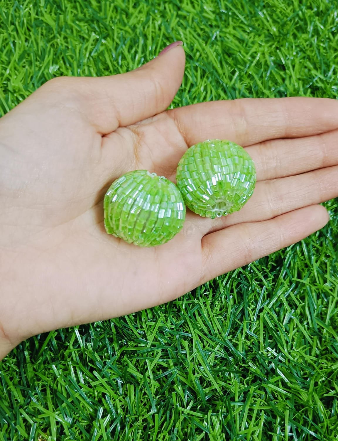 Mehandi Green Katdana Balls (24NO) - 10pc