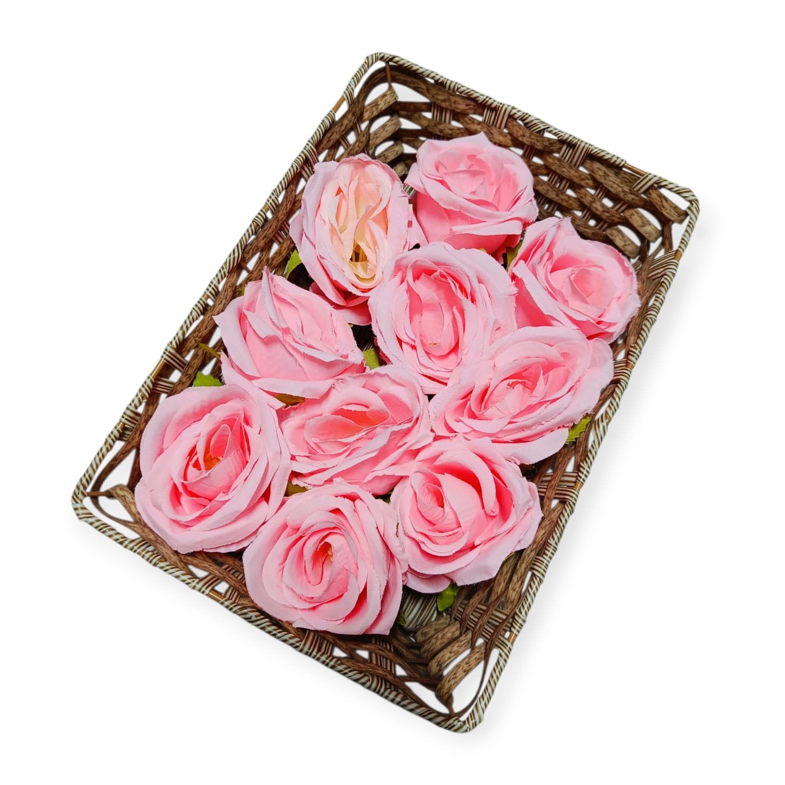 Artificial Light Pink Rose Flower 3inch - 5pc