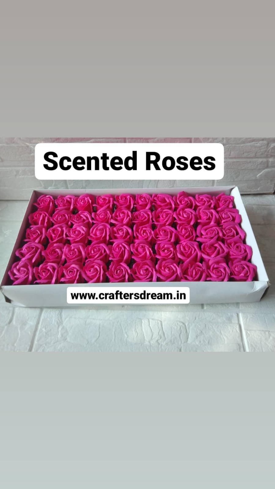 Scented Roses Dark Pink - 10pcs