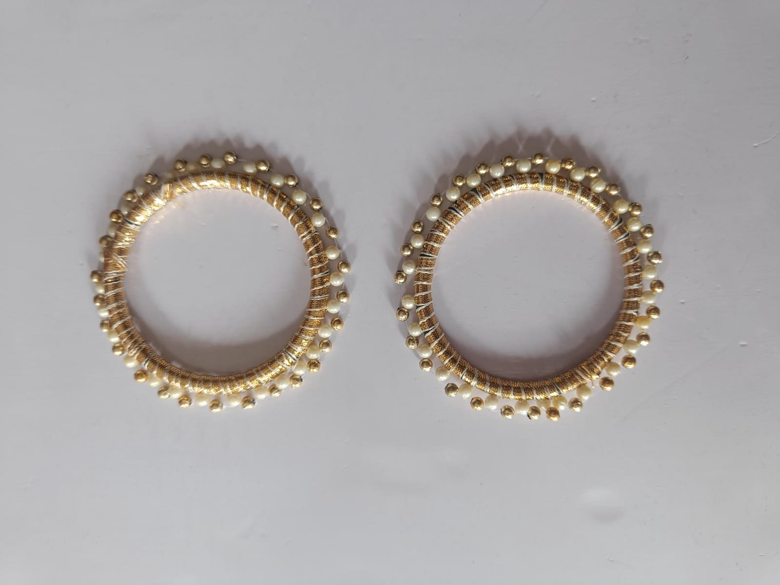 Golden Moti Bangles (3inch) - 10pc