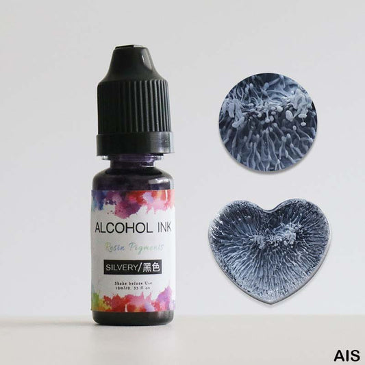 Alcohol Ink – Silver