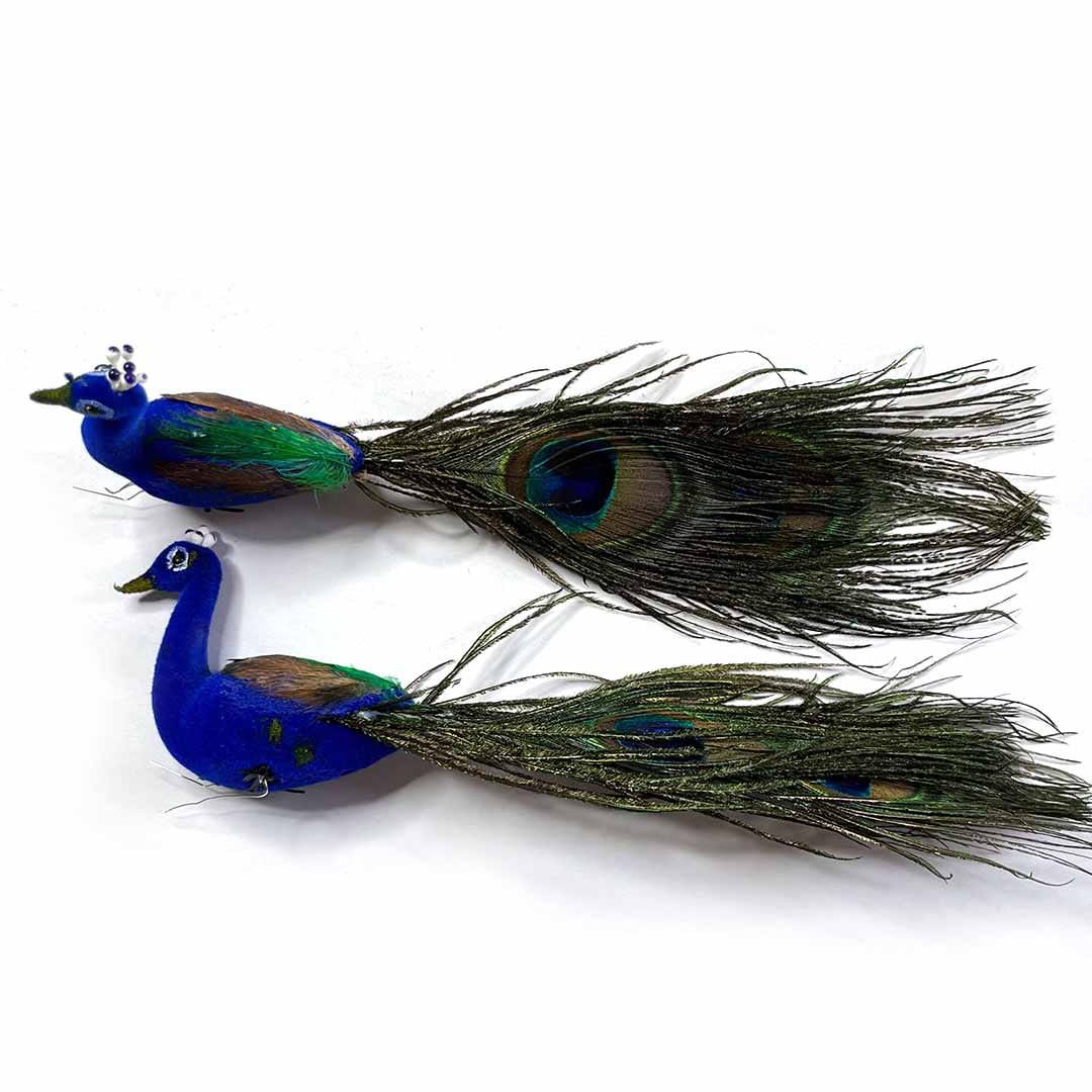 Peacock Pair For Decoration - 2pc