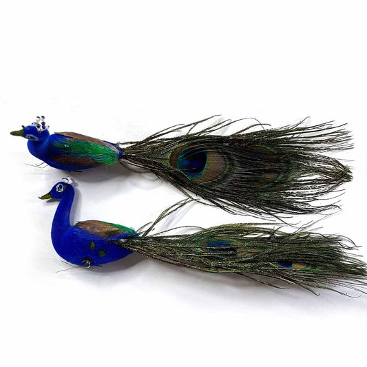 Peacock Pair For Decoration - 2pc