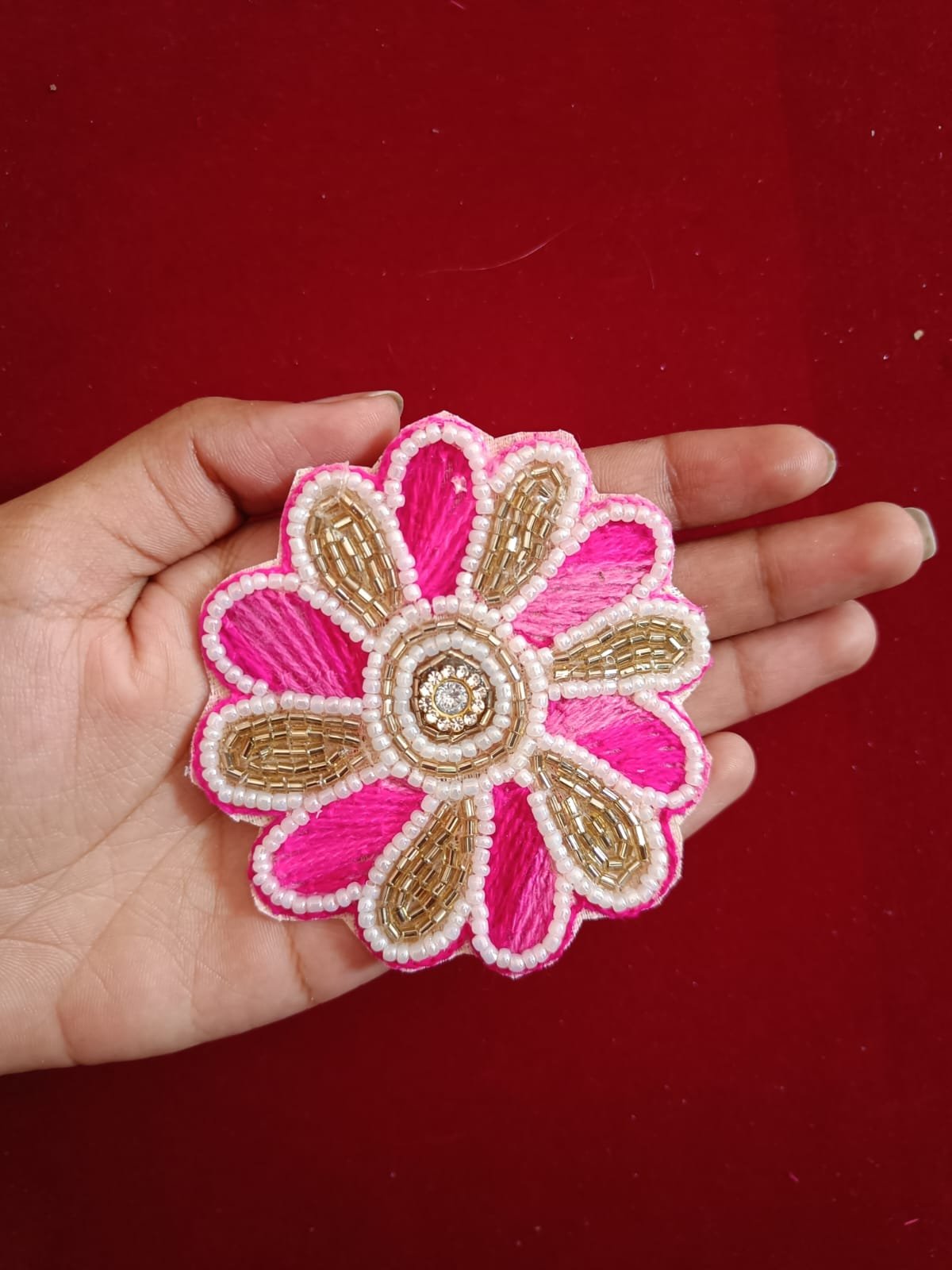 Golden Round Buti Patches - 10pc