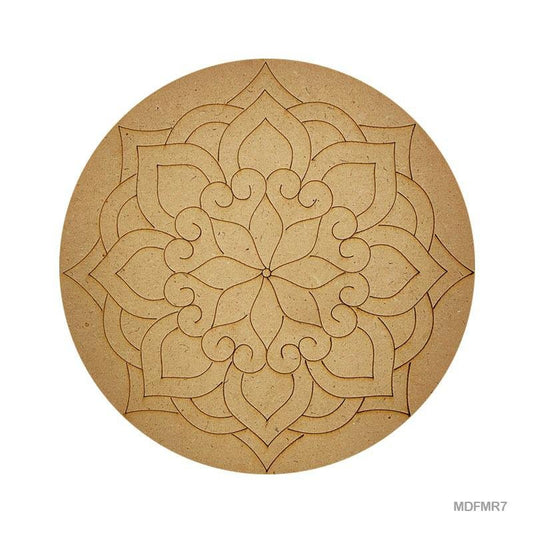 MDF Cutout Mandala Engrave (MDFMR7) – 10inch