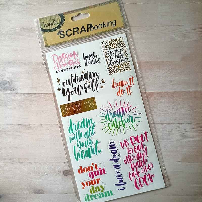 Gold foil Sticker – 20