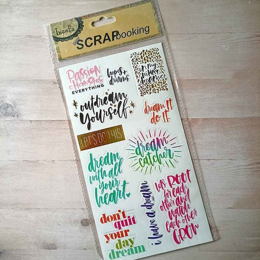 Gold foil Sticker – 20