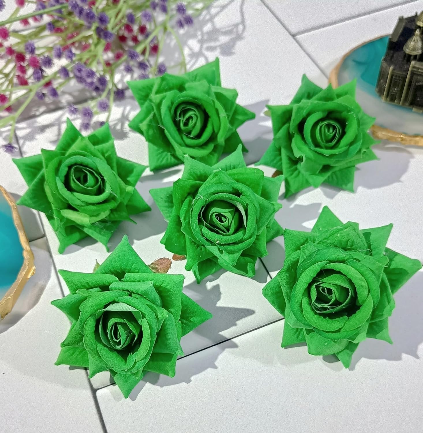 Green Velvet Rose - 10pc