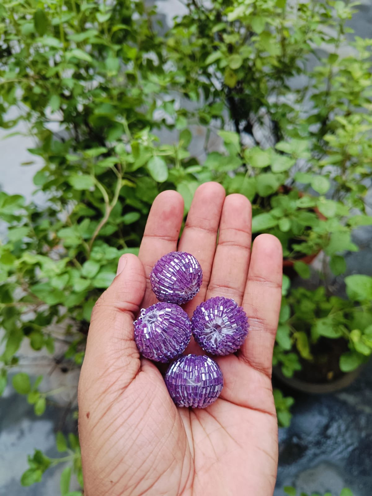 Purple Katdana Ball 24No – 100pc