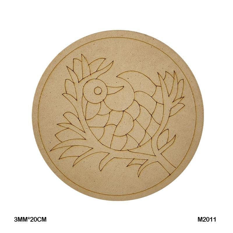 MDF Cutout Mandala Engrave (M2011) – 20CM