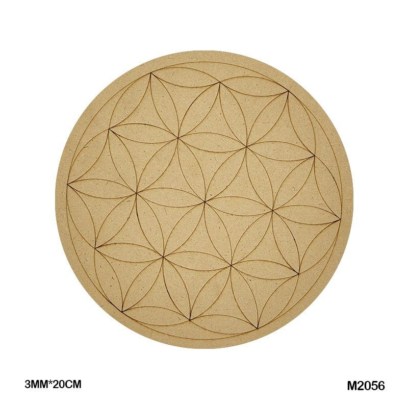 MDF Cutout Mandala Engrave (M2056) – 20CM