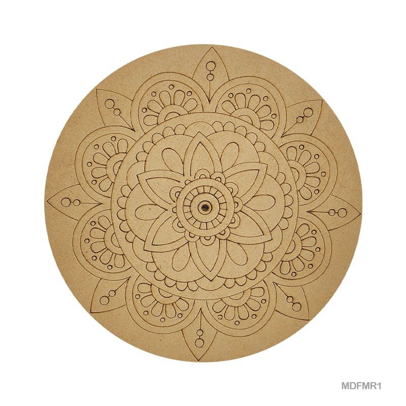 MDF Cutout Mandala Engrave (MDFMR1) - 10inch