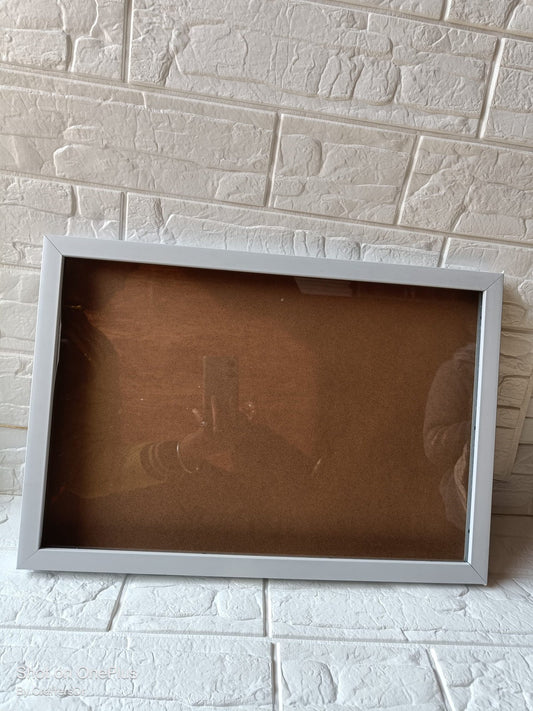 Shadow Glass Frame – 12*18 inch (White)