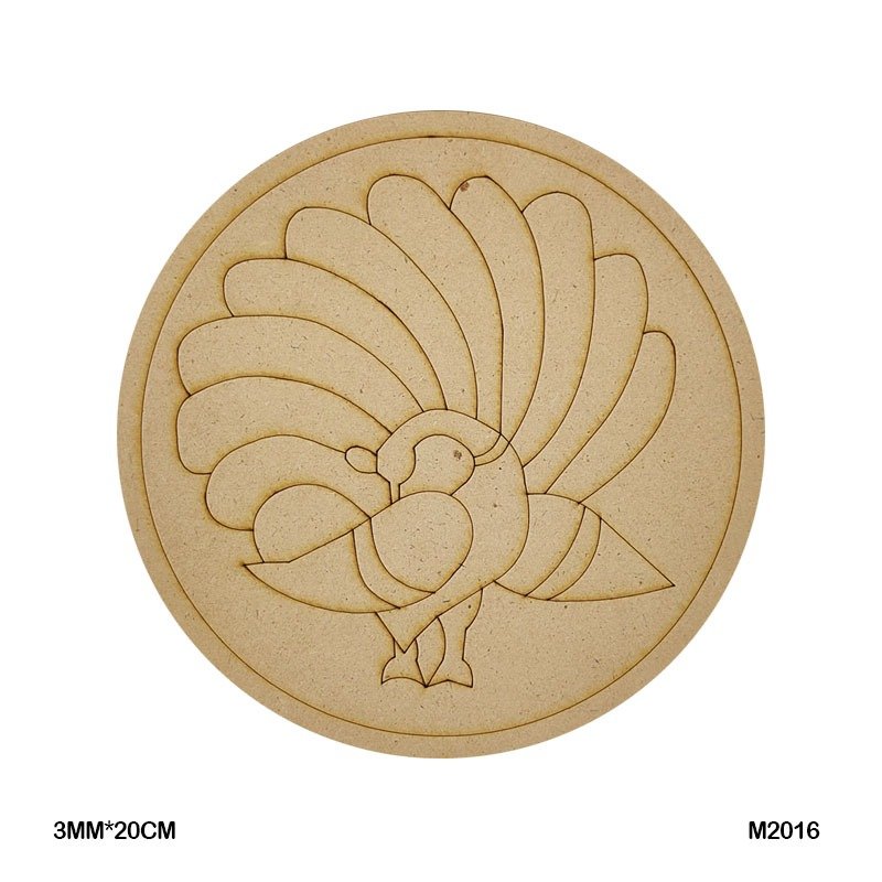 MDF Cutout Mandala Engrave (M2016) – 20CM