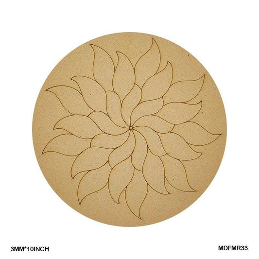 MDF Cutout Mandala Engrave (MDFMR33) – 10inch