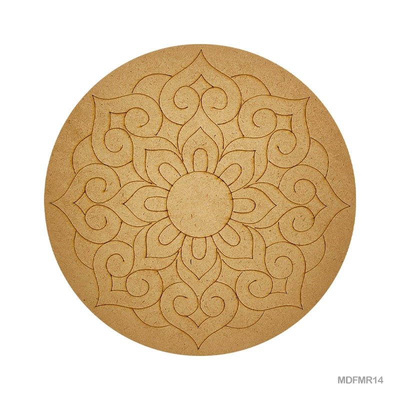 MDF Cutout Mandala Engrave (MDFMR14) - 10inch