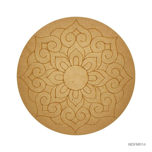 MDF Cutout Mandala Engrave (MDFMR14) - 10inch