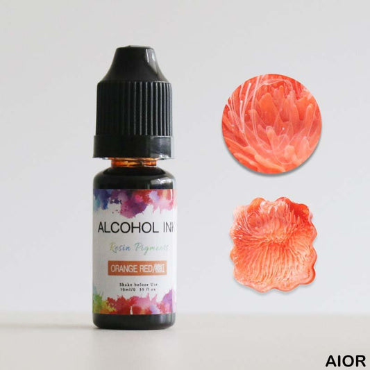 Alcohol Ink - Orange Red