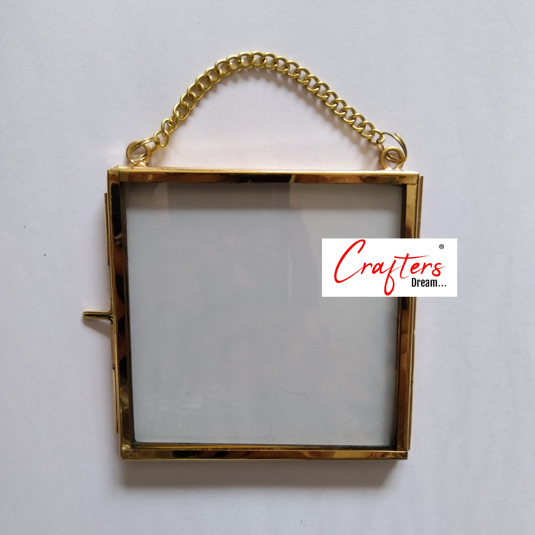 Vintage Glass Frame – 3*3 inch