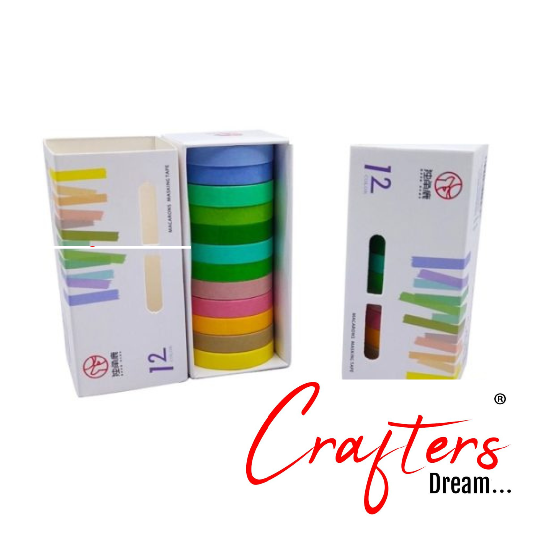 Solid Colour Washi Tapes Set
