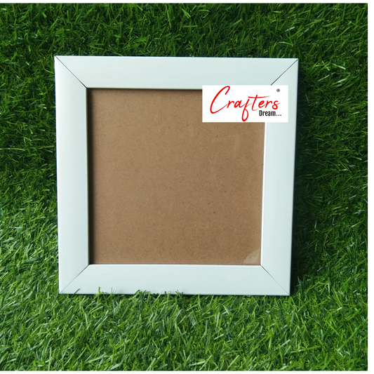 Transparent Glass Frame - 6*6 Inch