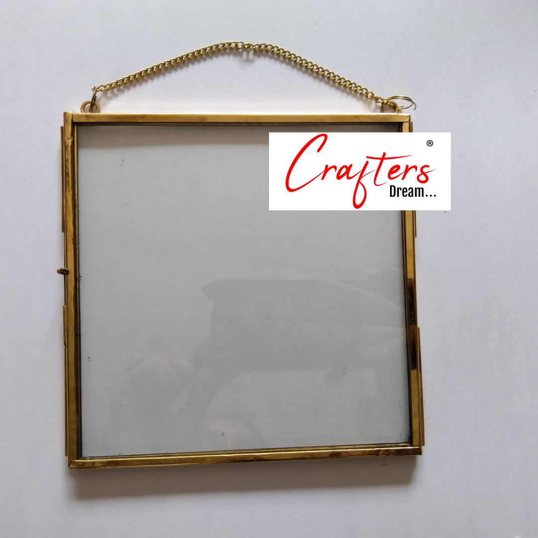 Vintage Glass Frame – 5*5 inch