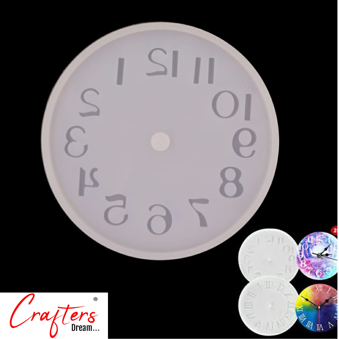 Clock Resin Silicone Mould 4inch (RM389)