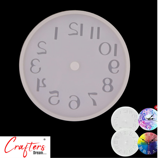 Clock Resin Silicone Mould 4inch (RM389)