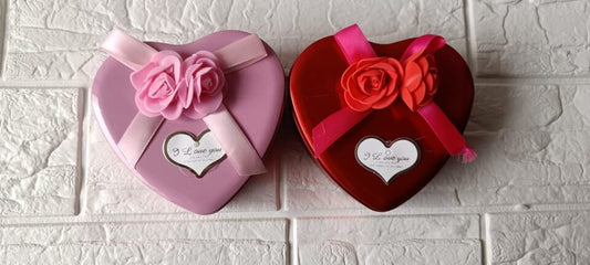 Heart Tin Box - 1pc