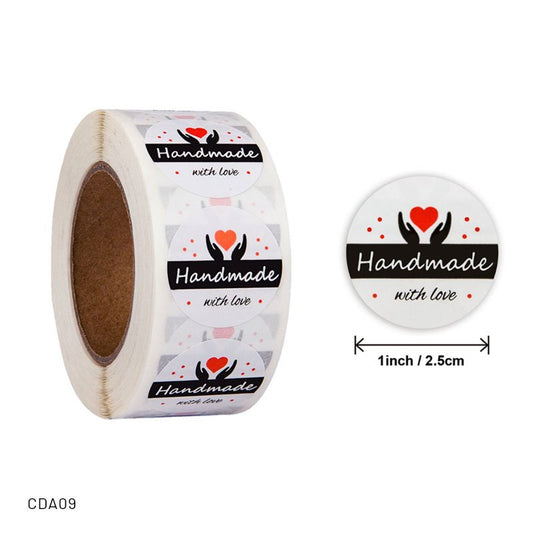 Handmade Sticker Roll - 500 Pieces each roll - CDA09