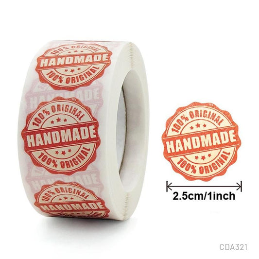 Handmade Sticker - 500 Pieces each roll - CDA321