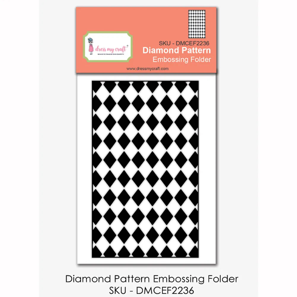Diamond Pattern - Embossing Folder (DMCEF2236)