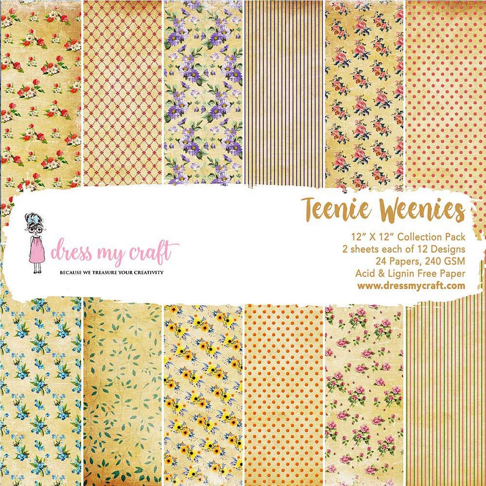 Teenie Weenis - 12*12" Paper Pad